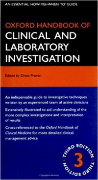 Oxford Handbook of Clinical and Laboratory Investigation Third edition
