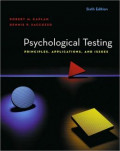 Psychological Testing Principles, Applications, and Issues Sixth Edition