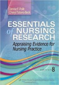 Essentials of Nursing Research: Apprraising Evidence for Nursing Pratice Edition 8