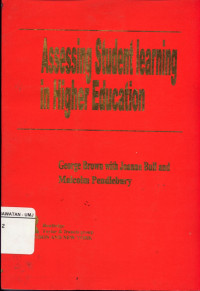 Assesing Student Learning in Higher Education