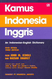 Kamus Indonesia Inggris Edisi Ketiga