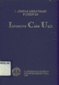 Penatalaksanaan Pasien di Intensive Care Unit (ICU)